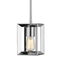 Golden 2074-M1L CH - Golden Lighting Smyth 1-light Pendant in Chrome